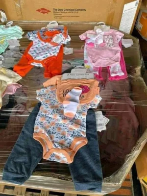 Mixed Babies and Toddlers Clothing Pallet – 600 Stylish Pieces